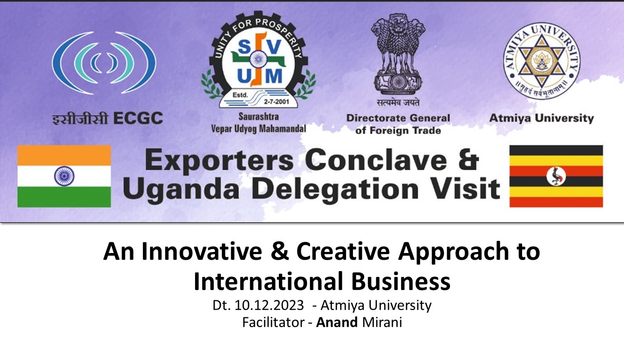 An Innovative & Creative Approach to International Business